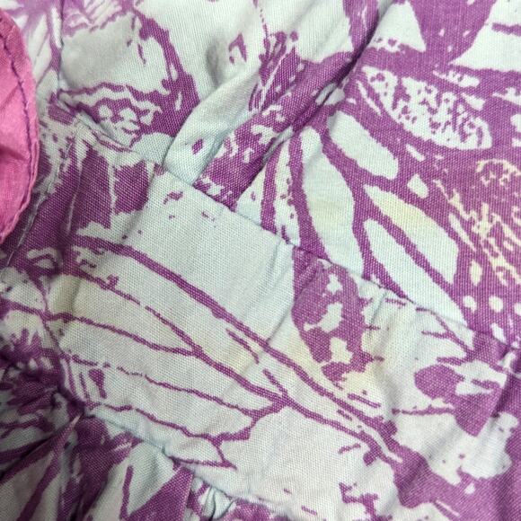 Garnet Hill Dress Girls Size 6 Purple Butterfly Sundress Strappy - Picture 4 of 8